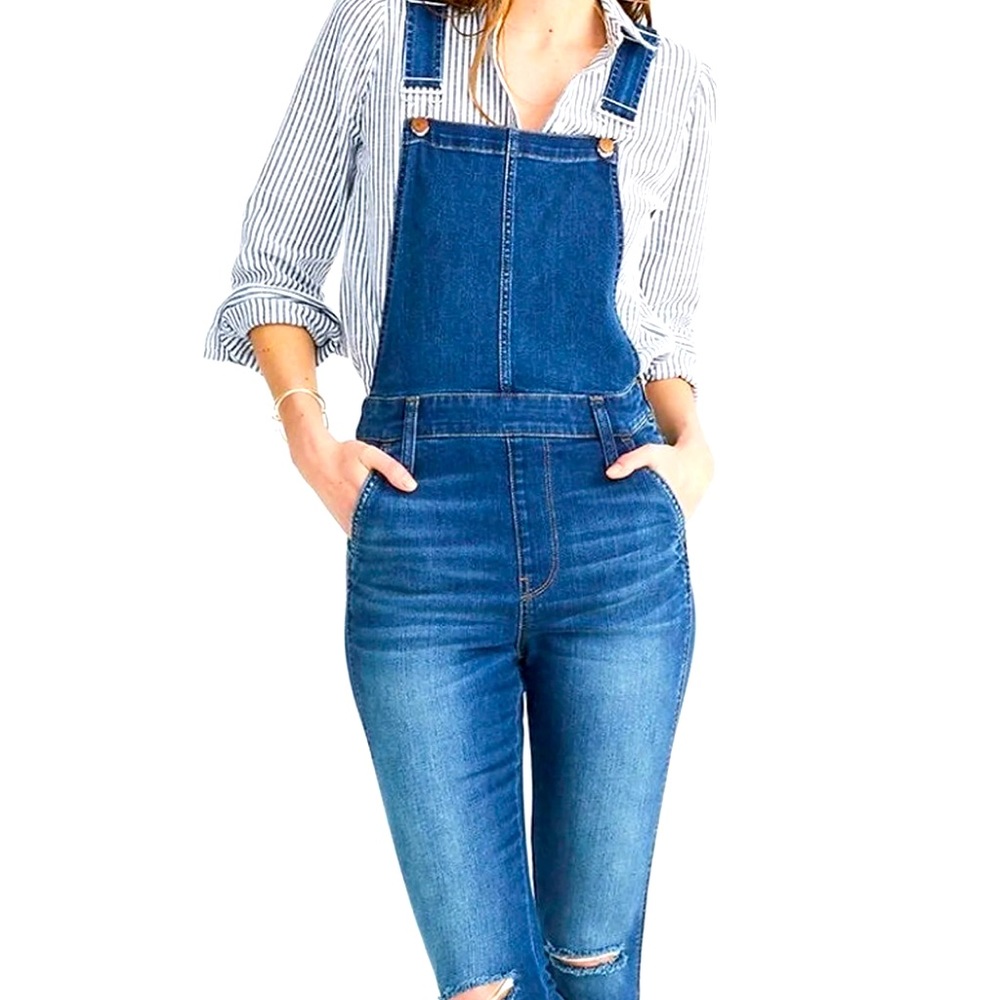 Madewell denim overalls